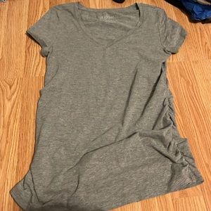 a:glow maternity gray shirt